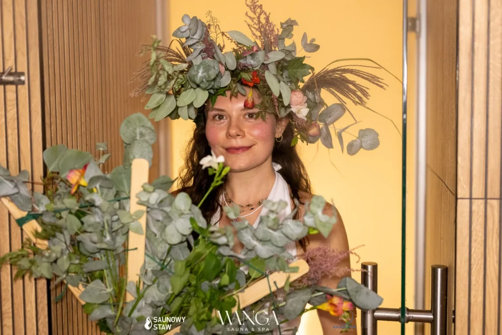 Wiktoria Piątkowska podczas seansu herbalowego, Fot. Ryszard Rak